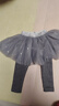 巴拉巴拉童裝兒童褲子加絨女童甜美網(wǎng)紗裙褲秋冬長(cháng)褲文藝表演服潮 淺灰20006 90 曬單實(shí)拍圖
