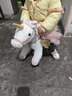 藍(lán)城木馬兒童搖搖馬毛絨滑動(dòng)騎行馬戶外寶寶嬰兒小馬送人周歲生日禮物 白色滑動(dòng)馬 曬單實(shí)拍圖