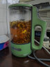 摩飞电器（Morphyrichards）养生壶 分体便携式迷你煮茶器 烧水壶 小型办公室家用 多功能煮茶壶分体式热水壶0.6L MR6085 绿 实拍图