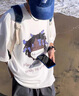 QGF 修健身短袖男士夏季運動(dòng)顯壯肌肉正肩t恤收袖小領(lǐng)口美式彈力衣衫 黑色 XL [建議110-130斤] 曬單實(shí)拍圖