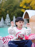 PawinPaw卡通小熊童裝23秋冬男女童圓領加絨衛(wèi)衣純棉 39/米白色 120 cm 曬單實拍圖