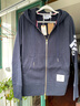 湯姆 布朗（THOM BROWNE）【七夕禮物】男士藏藍色棉質(zhì)外套 MJT022H 00535 461 3 曬單實拍圖