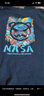 NASA GISS短袖t恤男純棉夏季潮流男裝圓領(lǐng)半袖男女學(xué)生情侶上衣寬松體恤衫 NS8099黑色 3XL 建議195-215斤 曬單實(shí)拍圖