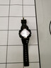 PENC IWATCH 適配卡西歐baby-g女表帶原裝女士手表BA-110/120/130樹(shù)脂配件 亮面黑-銀扣【帶裝卸工具】 曬單實(shí)拍圖