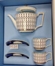 WEDGWOOD金粉年華午夜藍(lán)1壺2杯2碟骨瓷咖啡具下午茶套裝 金粉午夜藍(lán)1壺2杯2碟 5件套 曬單實(shí)拍圖