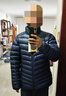 SANFO PLUS戶(hù)外男款羽絨服粒子輕暖立領(lǐng)保暖外套90%充絨量850蓬白鵝絨 經(jīng)典藍 L 曬單實(shí)拍圖