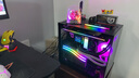 艾米珈PCIE4.0顯卡延長線豎裝支架套裝磁吸款黑白適用于ATX機(jī)箱 顯卡豎裝套裝【pcie4.0線+二檔磁吸支架】黑色 曬單實(shí)拍圖