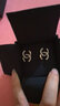 香奈兒（Chanel）耳環(huán) 時(shí)尚經(jīng)典雙C耳釘 女款 生教師節送禮送女友媽媽教師節送禮 淡金與水鉆ABC547-B15387-NU491 均碼 曬單實(shí)拍圖