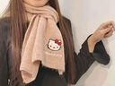 慕瓊（MUQIONG）圍巾女冬季高級感保暖可愛(ài)毛線(xiàn)針織日系三麗鷗美樂(lè )蒂正品學(xué)生圍脖 粉色-(HelloKitty凱蒂貓-正版) 曬單實(shí)拍圖