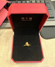 周大福浪漫復古實心玫瑰花足金黃金戒指(工費:120計價)EOF774 12號 足金 約3.95g 曬單實拍圖