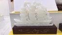 伊彌（EVEMI）天然玉石一帆風(fēng)順帆船擺件辦公室桌面裝飾公司開業(yè)高檔禮物送客戶 小號一帆風(fēng)順(長38CM)天然玉石 曬單實(shí)拍圖