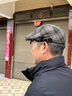 蘇木佰格紋貝雷帽男士冬季加絨保暖前進(jìn)帽中年爸爸老頭帽老人爺爺鴨舌帽 咖色【單帽】 均碼 （56-59CM） 曬單實(shí)拍圖
