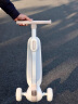 曼龙儿童滑板车3-6-10岁可折叠大童宝宝单板踏板车 摩卡棕 实拍图