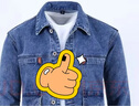 暢登牛仔外套男休閑夾克男簡(jiǎn)約翻領(lǐng)牛仔衣刺繡潮牌工裝夾克多口袋衣服 藍(lán)色【常規(guī)】 XL 曬單實(shí)拍圖