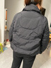 雅鹿2025新款輕薄羽絨服女短款秋冬洋氣百搭氣質(zhì)時(shí)尚潮流大碼媽媽外套 黑色 L 130-160斤 曬單實(shí)拍圖