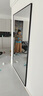 家用全身鏡壁掛式舞蹈鏡防爆貼墻穿衣臥室掛墻大鏡子全國上門(mén)安裝 黑色 高200厘米*寬120厘米高超白鏡面 曬單實(shí)拍圖
