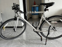 迪卡侬speed500城市通勤自行车公路男女学生单车 speed500白色 M码(175-188CM)（脚撑单独购买） 实拍图