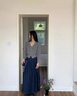 可茵（Keyin）小香風連衣裙女裝新款2025年春秋套裝女氣質復古港風毛衣開衫裙子 毛衣開衫+裙子 M 曬單實拍圖