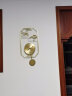 七秒印象 七 七秒（qimiao）新中式纯铜钟表轻奢网红时尚挂钟客厅家用个性创意艺术挂墙时钟 迎客松纯铜挂钟 实拍图