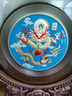 廣贊萊龍騰盛世龍擺件琉璃客廳玄關(guān)辦公室酒柜圓盤裝飾品公司開業(yè)禮物 龍騰盛世圓盤藍(lán)色高約30cm 曬單實(shí)拍圖