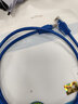 力特（Z-TEK）六類網(wǎng)線 CAT6類千兆網(wǎng)線高速連接線工程家用電腦筆記本路由器監(jiān)控游戲電競八芯雙絞線成品跳線 六類非屏蔽【藍色】 1米 曬單實拍圖