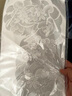 半甲紋身貼半甲草本果汁紋身貼男防水持久胸前手臂逼刺青社會霸氣 雷霆花-02 紙尺寸：19*32cm 曬單實拍圖