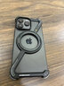 派凡【Z型骨架殼】適用蘋果iPhone15promax手機(jī)殼16金屬異形無(wú)邊框半包鏤空殼支點(diǎn)磁吸散熱防摔新款 黑色【360°旋轉(zhuǎn)支架/裸機(jī)手感/磁吸充電】 iPhone15 曬單實(shí)拍圖
