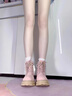 達芙妮厚底馬丁靴女2023春秋季踢不爛復古工裝短靴  粉色 38  曬單實(shí)拍圖