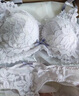 夢(mèng)芭蒂內(nèi)衣女小胸顯大文胸套裝無(wú)鋼圈聚攏立體上托性感蕾絲側(cè)收副乳胸罩 曬單實(shí)拍圖