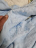 恒源祥纯棉全棉老式毛巾被单人怀旧毛巾午睡毛毯被子夏季沙发盖毯 2087(蓝色) 180*220cm 实拍图
