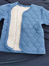 G.DUCKKIDS校服神器兒童棉衣內膽秋冬男童女童內穿保暖棉服中大童學(xué)生小棉襖 藍色上衣 170 cm 曬單實(shí)拍圖