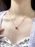 Grace Girl鉆石蘋果項(xiàng)鏈女輕奢小眾玫瑰金色鎖骨鏈?zhǔn)罪椝团牙掀派斩Y物 鉆石蘋果項(xiàng)鏈+輕奢禮盒 曬單實(shí)拍圖