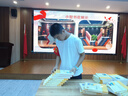 安踏（ANTA）運動(dòng)服套裝男青少年夏季套裝冰絲速干T恤短褲男士跑步服籃球服 純凈白/基礎黑 XL 曬單實(shí)拍圖