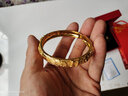 晴夫人仿金手鐲新娘結婚鍍金龍鳳鐲仿真越南沙金手鐲女款手環(huán)開口鐲子 曬單實拍圖