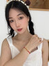 周鼎生素圈平安扣黃金轉(zhuǎn)運(yùn)珠紅繩手鏈編繩男款女生本命手繩足金情侶 紅繩2粒金珠+小平安扣 約0.8-1g 曬單實(shí)拍圖