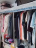 梦卡莱（MENGKALAI） 布衣柜 简易衣柜实木防潮双人衣柜简易超大空间收纳 衣柜布现代简约衣橱 2.05米奢华条纹 实拍图