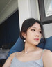 蔓笙法式人造珍珠耳夾女士長款氣質(zhì)高級(jí)感耳釘耳墜2025年新款小眾耳飾 蚊香盤耳夾一對(duì) 曬單實(shí)拍圖