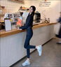 FSHE緊身小腳牛仔褲女2025春秋夏修身彈力高腰顯瘦鉛筆褲子女 969#藍(lán)灰色 27 建議90-99斤 曬單實(shí)拍圖