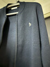 哈吉斯（HAZZYS）男裝 秋冬款毛衣外套簡(jiǎn)約棒球領(lǐng)羊毛開(kāi)衫男ABYZD0BDX37 深藏青色DN L （175/96A 48） 曬單實(shí)拍圖