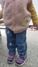 蘿蜜兔女童牛仔褲春秋裝新款百搭蘿卜褲1-7歲中小童寶寶休閑長褲喇叭褲 三只小兔 110 cm 曬單實(shí)拍圖