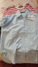 MO&Co.中性风格纯色开叉袖口棉质廓形极简风衬衫设计感小众 冰灰蓝色 S/160 晒单实拍图
