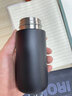 沃普迷你保溫杯子316不銹鋼學(xué)生女高顏值簡(jiǎn)約小巧輕便攜口袋水杯 230ML曜石黑 曬單實(shí)拍圖