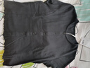 森馬（Semir）短袖T恤女短款木耳邊開衫刺繡背心2025新款夏緊身兩件套顯瘦 黑色90001 L 曬單實(shí)拍圖