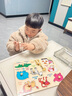 丹妮奇特蒙氏早教啟蒙積木拼裝玩具嬰兒童認知配對手抓板拼圖1一2兩歲寶寶 小雞平衡木 曬單實(shí)拍圖