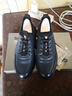 蜘蛛王男鞋牛皮英倫風(fēng)加絨百搭軟底軟皮運動(dòng)鞋男休閑皮鞋 藍色 40 曬單實(shí)拍圖