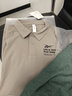 Reebok銳步官方24新品男子TEE/SS休閑舒適針織短袖T恤Polo衫 24SRM401MGG9 L 曬單實(shí)拍圖