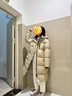 雪中飛中長(cháng)款羽絨服女士2024新款加厚過(guò)膝運動(dòng)休閑時(shí)尚百搭保暖冬季外套 卡其色 L (165) （130-150斤） 曬單實(shí)拍圖