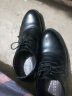 北欧图（BEIOUTU）皮鞋男士系带商务正装鞋英伦舒适职场通勤皮鞋子男 178 黑色 39 实拍图