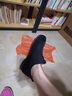 百麗弋沅新款老北京冬季女軟底豆豆棉鞋一腳蹬加絨保暖鞋休閑舒適懶人棉鞋 黑色 37 (235mm) 曬單實(shí)拍圖