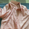 啄木鳥(niǎo)（TUCANO）高檔真絲緞面襯衫女長(cháng)袖2025新款春季氣質(zhì)桑蠶絲襯衣百搭提花上衣 粉色 3XL 曬單實(shí)拍圖